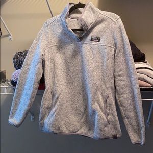 LL Bean Sweater Fleece Pull Over
